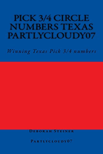 Pick 3/4 Circle numbers Texas Partlycloudy07