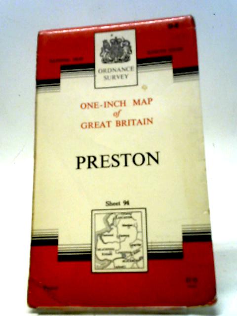 Ordnance Survey One-Inch Map Of Great Britain, Preston Sheet No.94 -