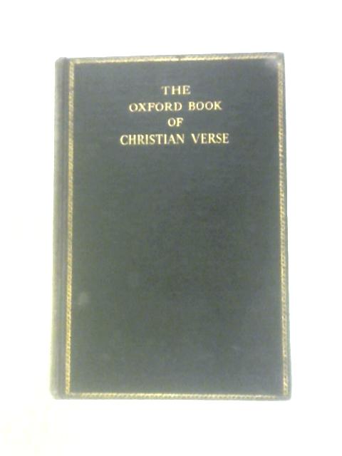 The Oxford Book of Christian Verse