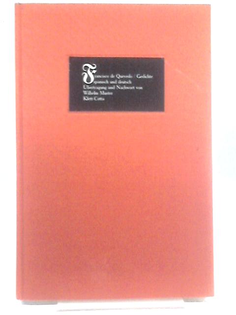 Gedichte. Spanisch und Deutsch.