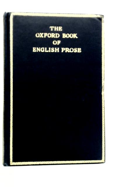 The Oxford Book of English Prose