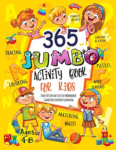 365 Jumbo Activity Book for Kids Ages 4-8