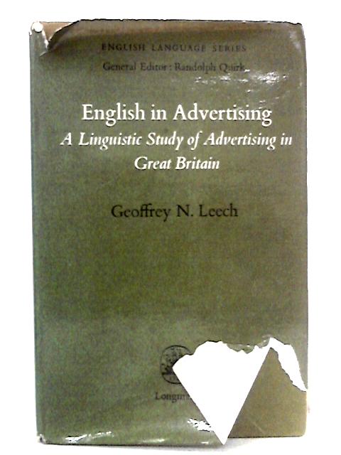 English in Advertising: A Linguistic Study of Advertising in Great Britain