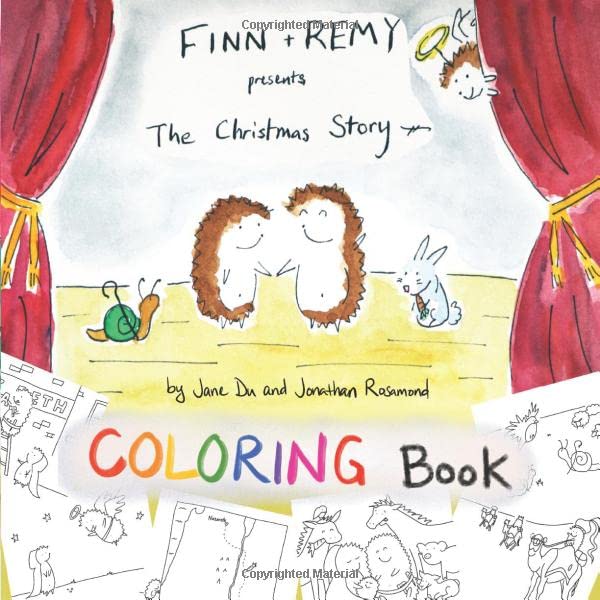 Finn + Remy Presents: The Christmas Story Coloring Book