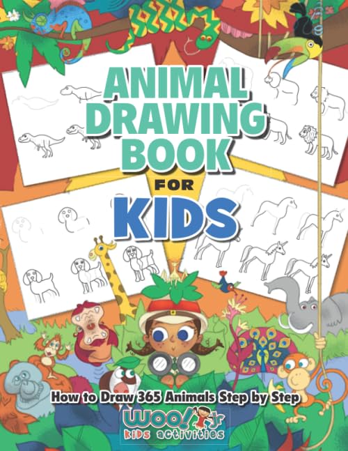 The Animal Drawing Book for Kids