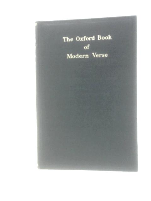 The Oxford Book of Modern Verse. 1892-1935