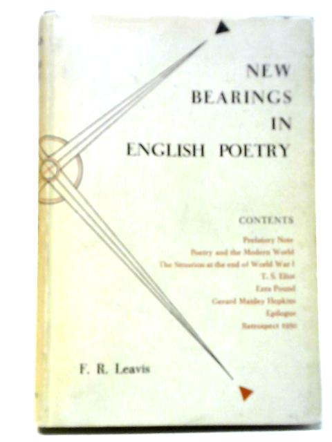 New Bearings In English Poetry