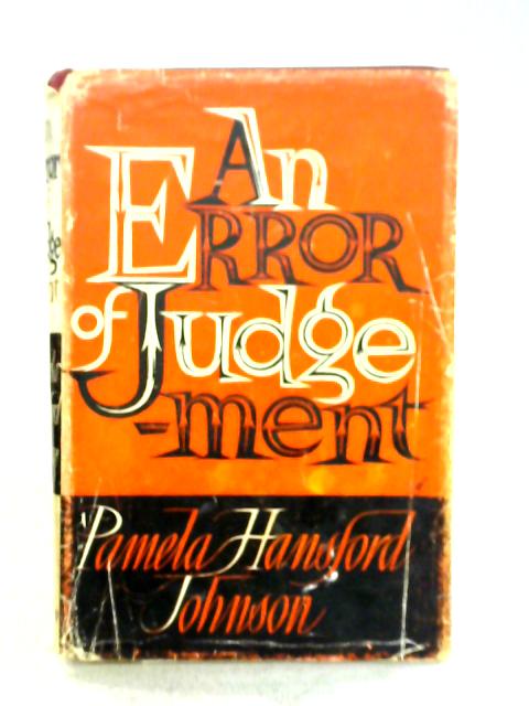 An Error Of Judgement
