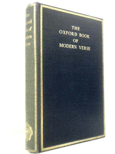 The Oxford Book of Modern Verse 1892-1935