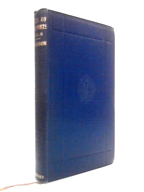 Lives of the English Poets Vol. II