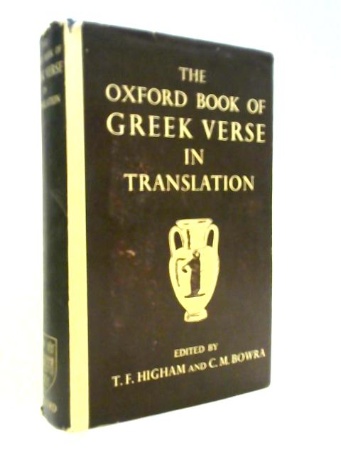 The Oxford Book of Greek Verse in Translation
