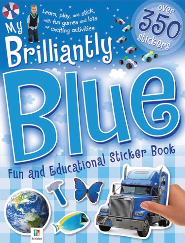 My Brilliantly Blue Fun and Educational Sticker Book