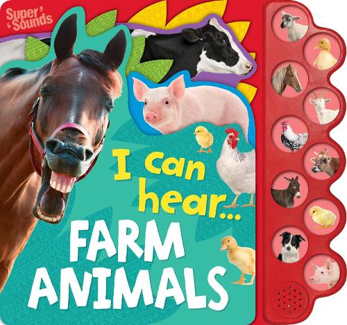 10-Button Super Sound Book - I Can Hear Farm Animals