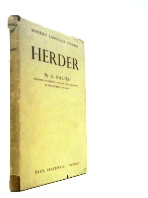 Herder: Modern Language Studies