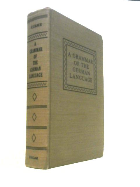 Grammar of the German Language