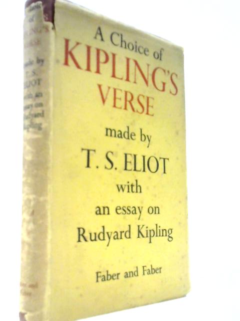 A Choice of Kipling's Verse