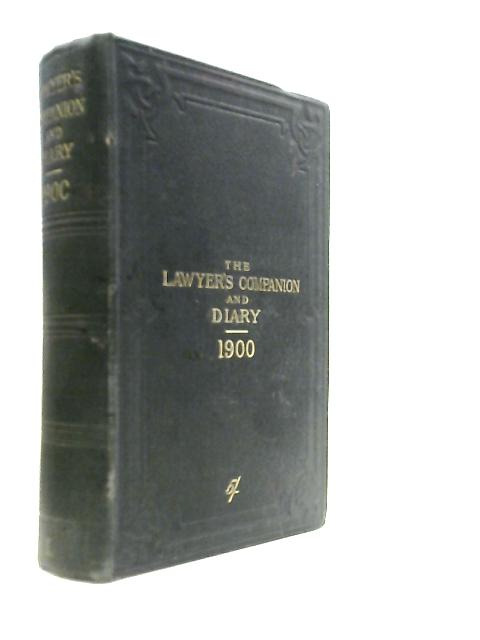 The Lawyer's Companion and Diary, and London and Provincial Law Directory 1900