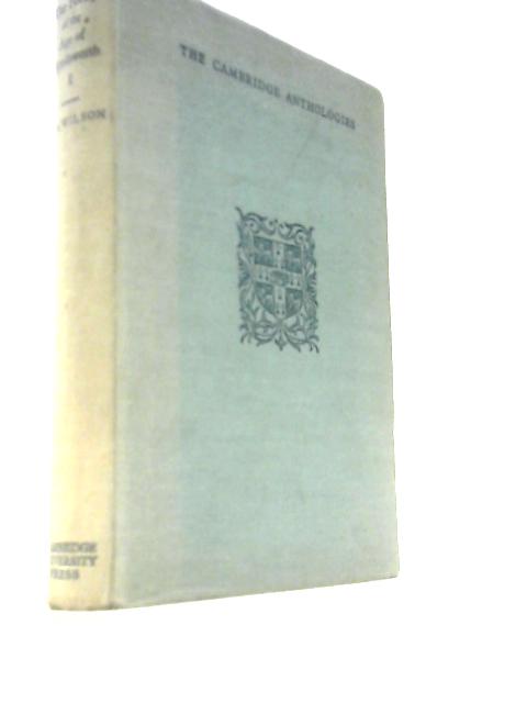 The Poetry of the Age of Wordsworth I. An Anthology of the Five Major Poets