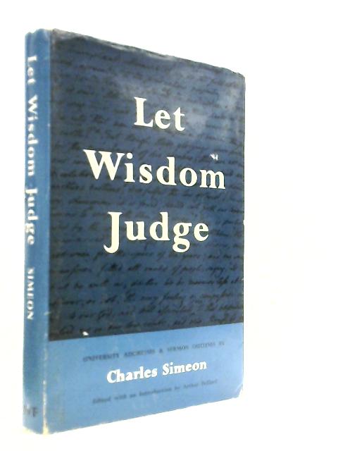 Let Wisdom Judge