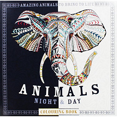 Animals - Night and Day Colouring Book