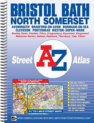Bristol, Bath & North Somerset A-Z Street Atlas (spiral)