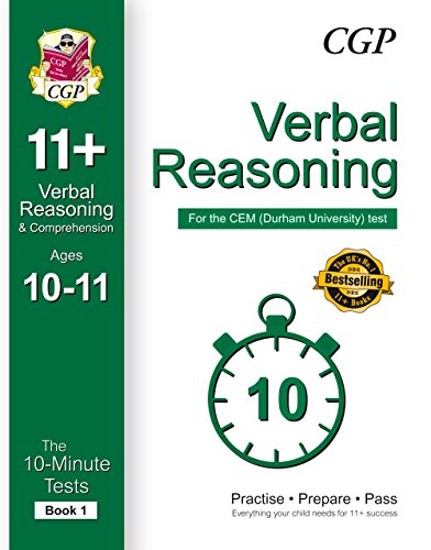 10-Minute Tests for 11+ Verbal Reasoning Ages 10-11 (Book 1) - CEM Test