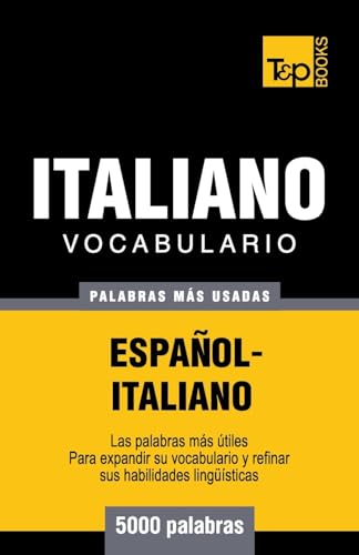 Vocabulario espanol-italiano - 5000 palabras mas usadas