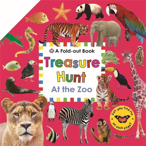Fold Out Treasure Hunt - At The Zoo