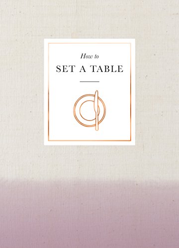 How to Set a Table