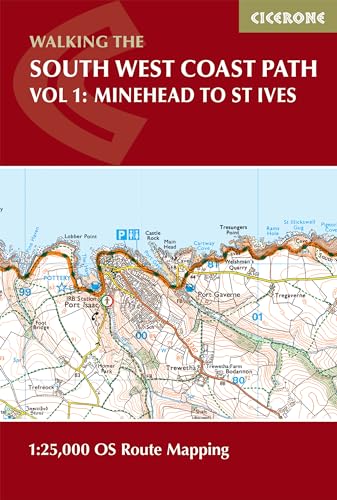 South West Coast Path Map Booklet - Vol 1: Minehead to St Ives