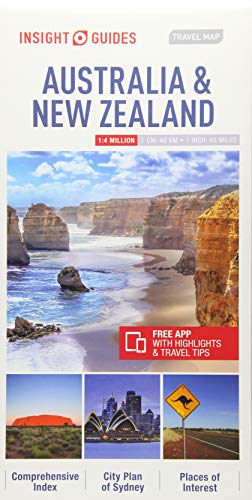 Insight Guides Travel Map Australia & New Zealand