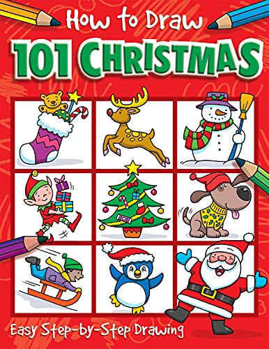 How to Draw 101 Christmas - A Step By Step Drawing Guide for Kids