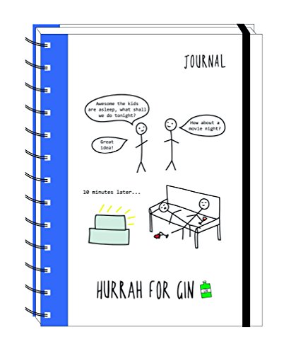 Hurrah For Gin: A5 Tabbed Notebook