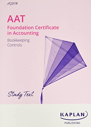 BOOKKEEPING CONTROLS - STUDY TEXT