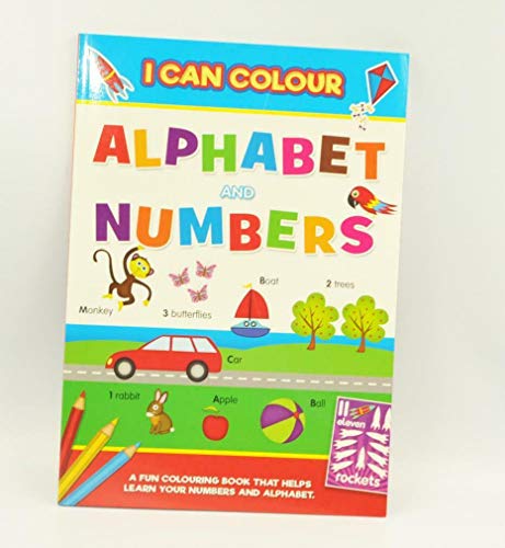 Alligator Books I Can Colour Alphabet and Numbers