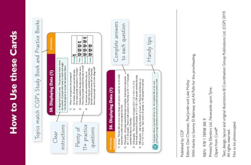 11+ GL Maths Revision Question Cards - Ages 10-11