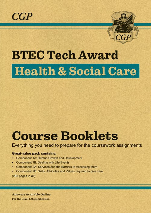 BTEC Tech Award in Health & Social Care: Course Booklets Pack