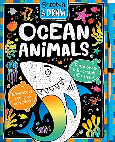 Scratch & Draw Ocean Animals - Scratch Art Activity Book