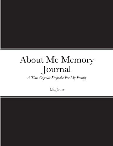 About Me Memory Journal