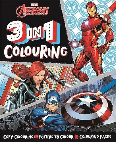 Marvel Avengers: 3 in 1 Colouring
