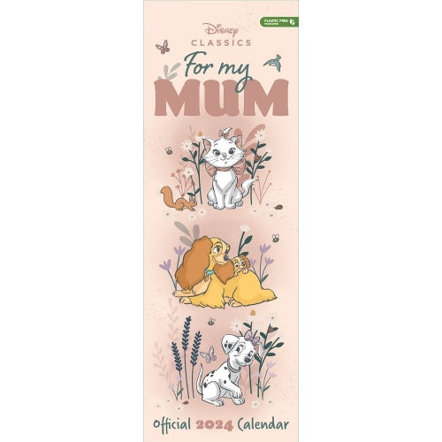 Disney For Mums 2024 Slim Wall Calendar