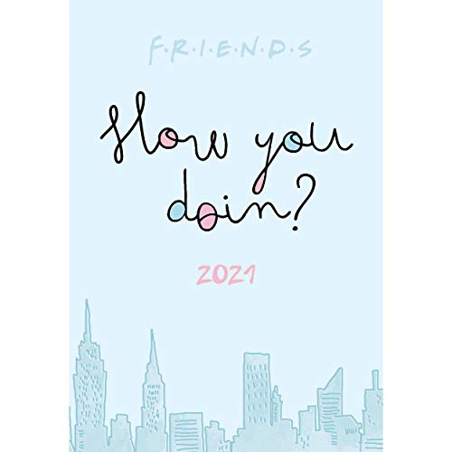Friends 2021 Diary - Official A5 Week To View Diary