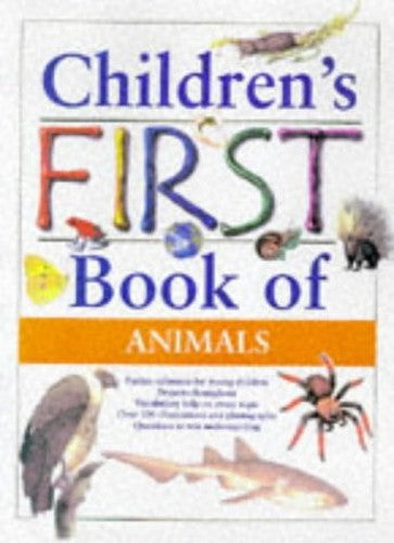Children's First Book of Animals (Children's First Book Of...)