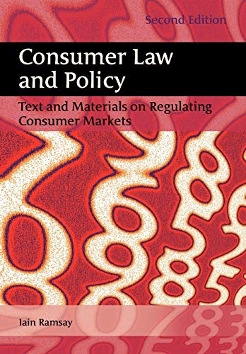 Consumer Law and Policy