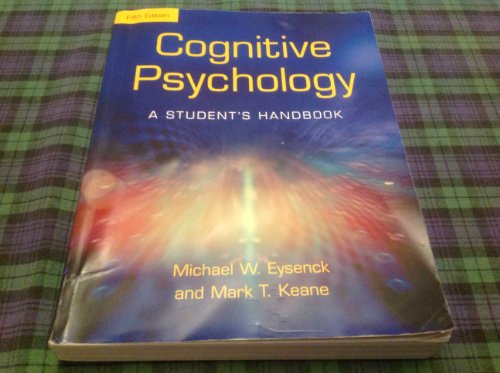 Cognitive Psychology: A Student's Handbook
