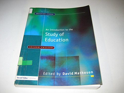 An Introduction to the Study of Education