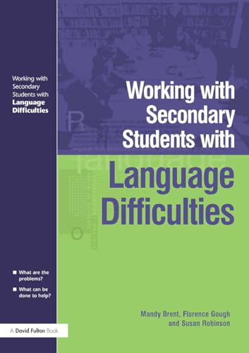 Working with Secondary Students who have Language Difficulties