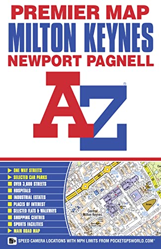 Milton Keynes A-Z Premier Map