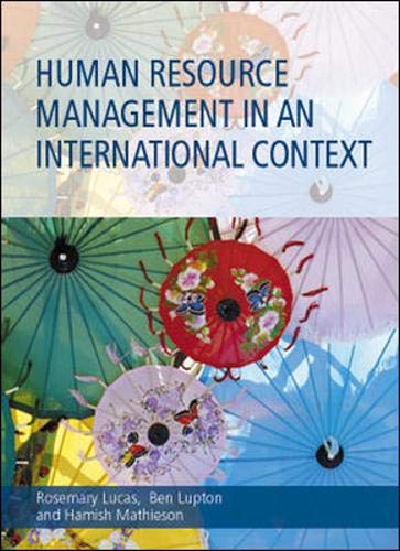 Human Resource Management in an International Context