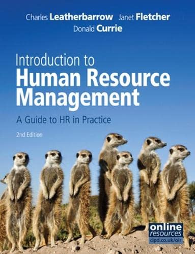 Introduction to Human Resource Management